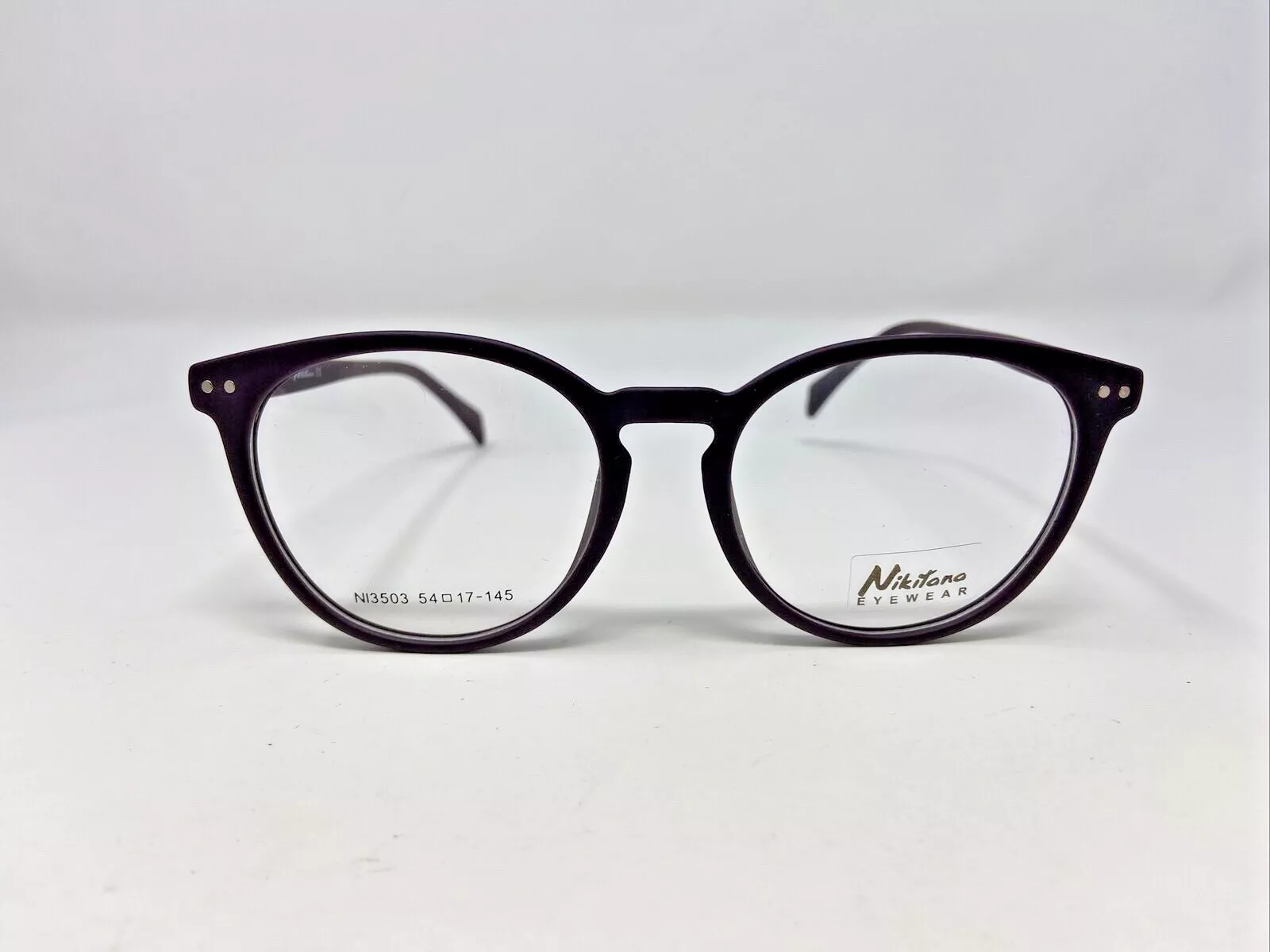 Nikitana Eyeglasses Frames NI3503 6 54-17-145 Matte Purple Full Rim 2729C